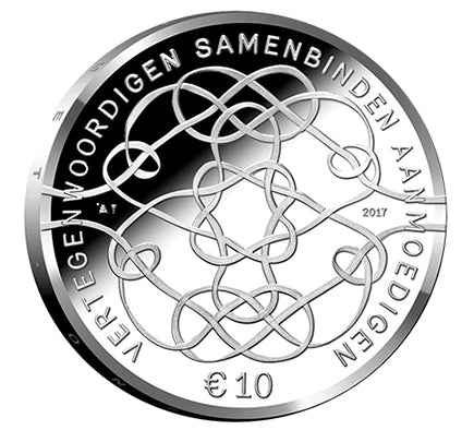 Paesi Bassi €10 50 anni di Williem Alexander 2017