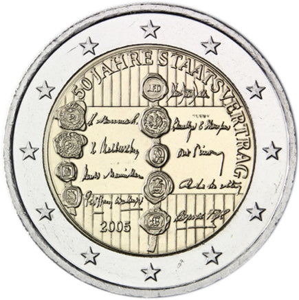Austria 2€ Trattato 50 Anni dell'Austria 2005